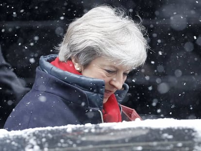 La primera ministra brit&aacute;nica,Theresa May / AFP PHOTO / Tolga AKMEN