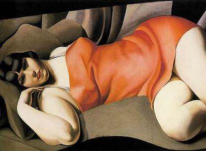 <i>La tunique rose,</i> 1927, de Támara de Lempicka