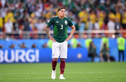 Salcedo, durante la Copa del Mundo en Rusia.