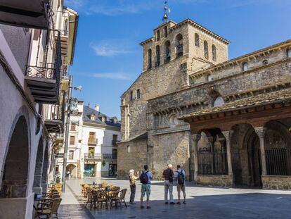 La catedral rom&aacute;nica de San Pedro, en Jaca.&nbsp;