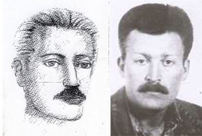 Retrato robot del sospechoso junto a Mustafá Setmarian Nasar.