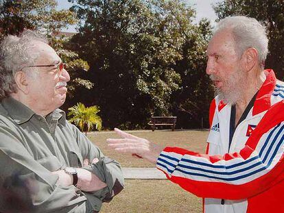 Gabriel García Márquez y Fidel Castro, en Cuba en marzo de 2007.