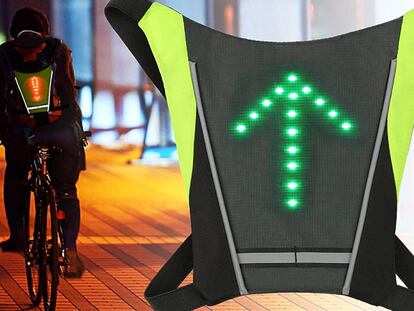 Luz trasera para la bicicleta . Curiosite