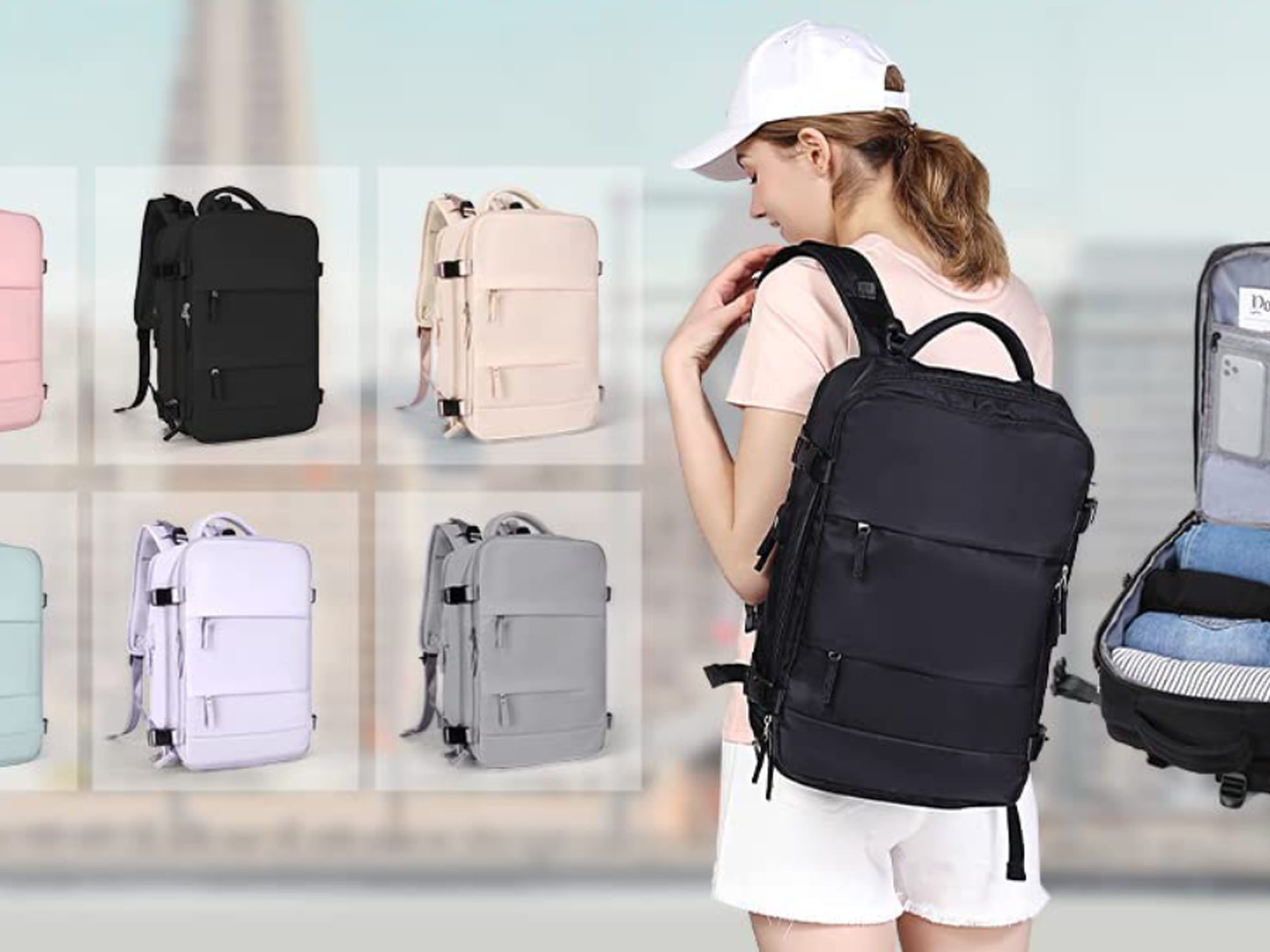 Las 5 mejores mochilas para viajar en avion mujer 