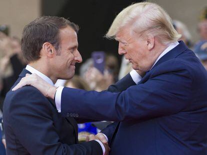 Enmanuel Macron y Donald Trump.