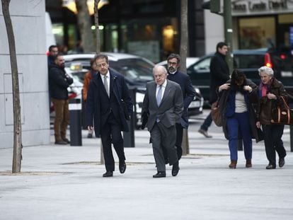 El expresidente Jordi Pujol, a su llegada a la Audiencia Nacional, en 2016.