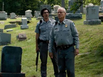 Adam Driver y Bill Murray, en 'Los muertos no mueren'.