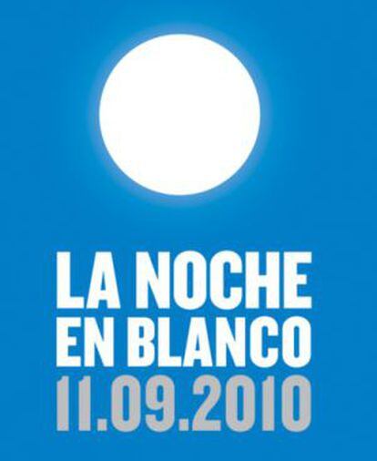 Cartel de la Noche en Blanco 2010.