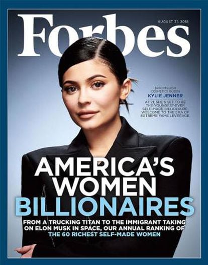 La portada de Forbes de agosto de 2018 con Kylie Jenner.