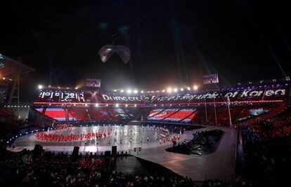 Ceremonia de apertura de los Juegos Paralímpicos de Pyeongchang 2018, el 9 de marzo de 2018.