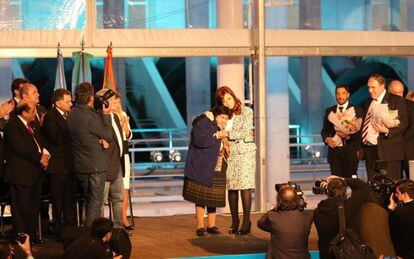 Cristina Fernández, en un evento en Buenos Aires