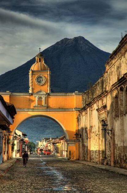 Ciudad de Antigua, en Guatemala.