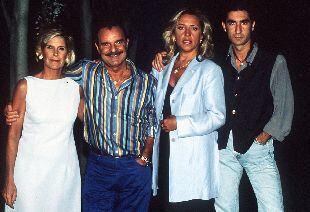 Participantes en <i>Tómbola<I>. De izquierda a derecha, Cuca García de Vinuesa, Jesús Mariñas, Lidia Lozano y Ángel A. Herrera.