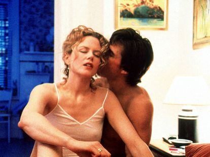 Dr. William Harford (Tom Cruise) and Alice Harford (Nicole Kidman) in Stanley Kubrick's "Eyes Wide Shut." (Photo by Warner Bros)