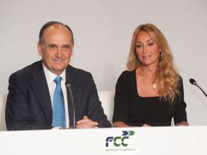 Juan B&eacute;jar,  consejero delegado, y Esther Alcocer Koplowitz, presidenta de FCC.