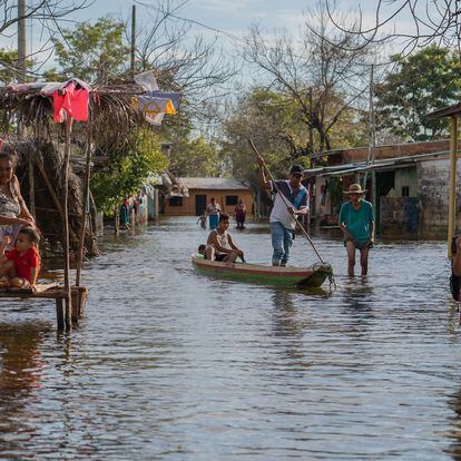 La Mojana, una zona del caribe colombiano, sufre las consecuencias de las lluvias extremas por el cambio climático.