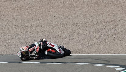Takaaki Nakagami verlor in Deutschland die Kontrolle über seinen Honda.