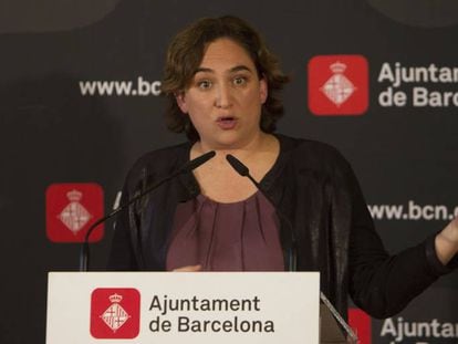 Ada Colau, alcaldesa de Barcelona, en una imagen de archivo.