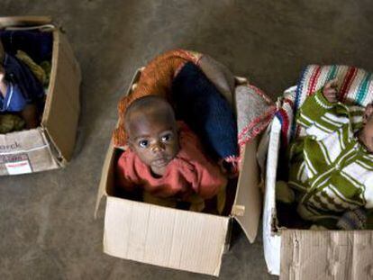 Ni&ntilde;os de un orfanato de Bunia, al noreste de la Rep&uacute;blica Democr&aacute;tica de Congo, en 2009. 