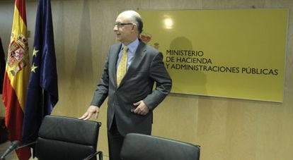 El ministro de Hacienda, Crist&oacute;bal Montoro.