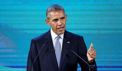 Barack Obama el miércoles en Manila.