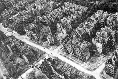 El centro histórico de Hamburgo fue arrasado por los bombardeos de la 'Operación Gomorra', a finales de julio de 1943.