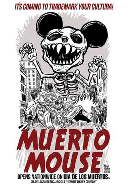 "Muerto Mouse", ilustración del caricaturista Lalo Alcaraz.