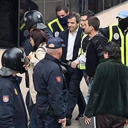 Ginés Jiménez, ex jefe de la Policía Municipal de Coslada, cuando fue detenido.