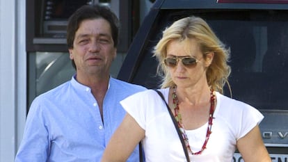 El productor Miguel Ángel Bernardeau y la actriz Ana Duato, en una imagen de archivo.