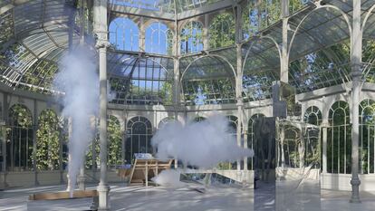 Exposición 'El cristal es mi piel', en el Palacio de Cristal.