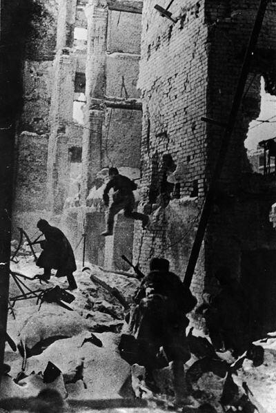 Imagen de la batalla de Stalingrado en 1943.