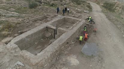 Las excavaciones arqueológicas activas en Macael Viejo.