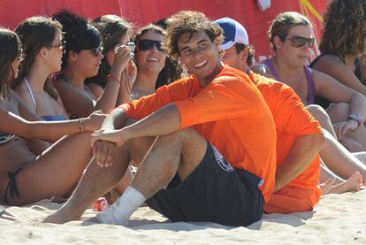 Rafael Nadal, durante unas vacaciones en Mallorca.