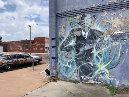 Una calle de Clarksdale (Mississippi), la cuna del 'blues', en una tarde a finales de julio. / A. M.