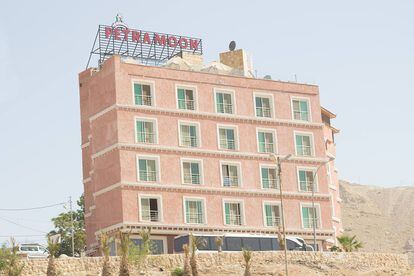 Hotel en Petra, Jordania

¿O deberíamos decir Grand Hotel Budapest?