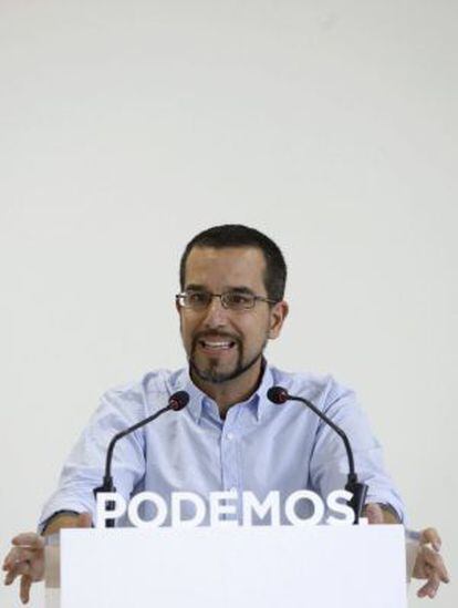 El secretario de Organización de Podemos, Sergio Pascual.