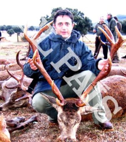 El exdirectivo de Grupo Dico David Merino en la finca La Parrilla (Toledo).