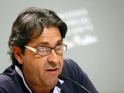 Fernando Sepulcre, diputado provincial de Alicante, al anunciar que abandona Ciudadanos.
