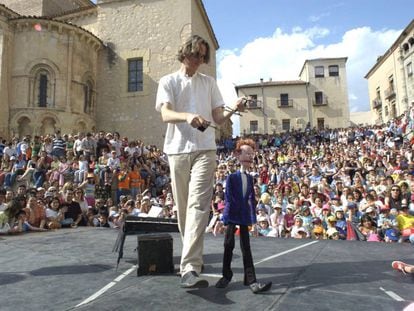 Una de las funciones de la última edición de Titirimundi, en Segovia. 