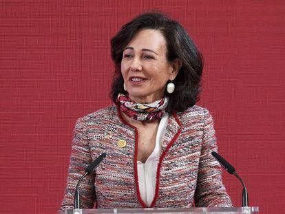 Ana Patricia Botin, presidenta del Banco Santander.