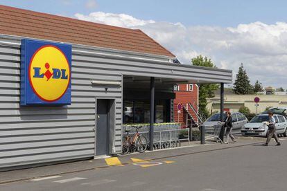 un supermercado de Lidl