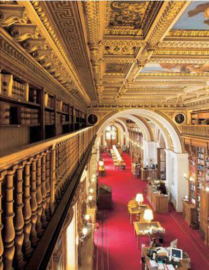 Biblioteca del Senado, en París.