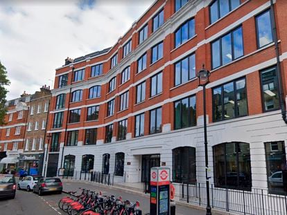 El edificio del número 33 de Foley Street (Londres) en una captura de Google Street View.