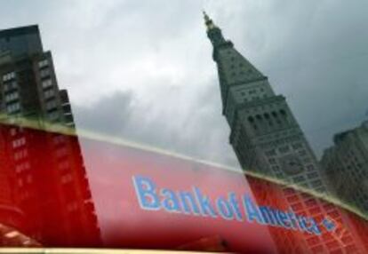 Sucursal de Banco de América en Nueva York (EE.UU.).