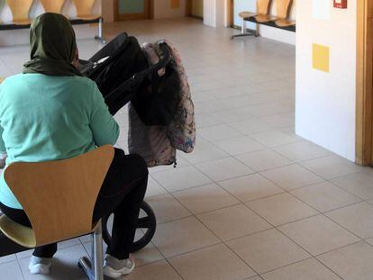 Sala de espera de la consulta de pediatría del centro de salud Aranda Norte.
 