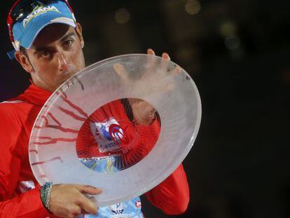 Fabio Aru, ganador de la Vuelta a Espa&ntilde;a 2015.