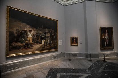 'El tres de mayo de 1808', de Goya, ha subido de planta para colocarse al lado de 'La familia de Carlos IV'.  