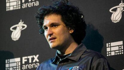 Sam Bankman Fried, fundador de la plataforma FTX, en un evento a mediados de 2021.