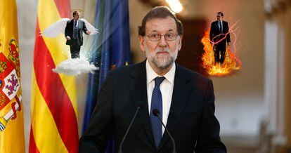 El Rajoy bueno y el Rajoy malo insisten en dar su opinión a Rajoy, pero Rajoy solo se escucha a sí mismo. 