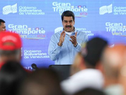 Maduro en un acto en Caracas el pasado viernes.
